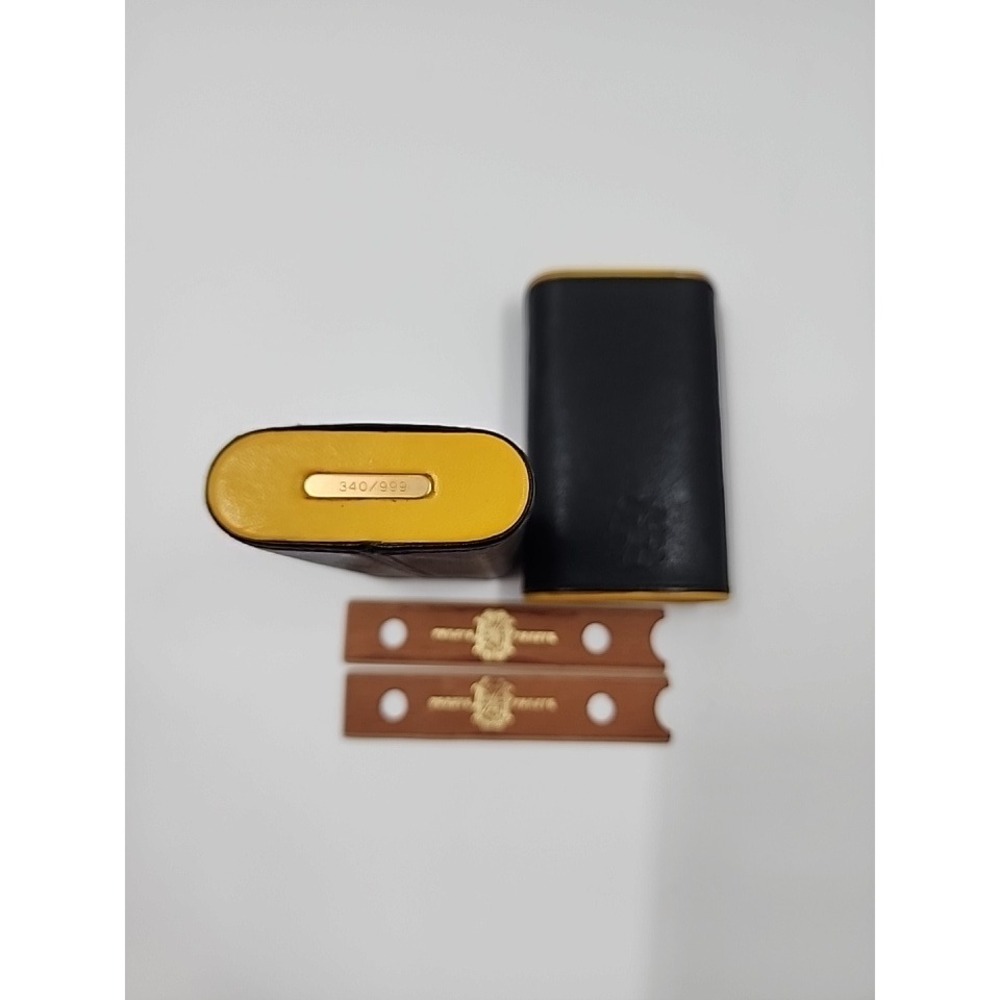 Arturo Fuente Opus X Limited Edition Leather Cigar Case Black Yellow 340/999